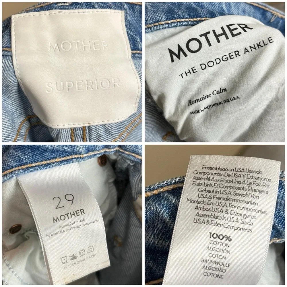 MOTHER Superior The Dodger Ankle Jeans in Romaine Calm - Picture 16 of 16